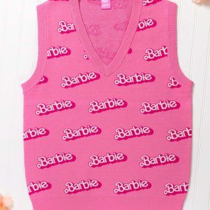 Barbie Pink Knit Vest
